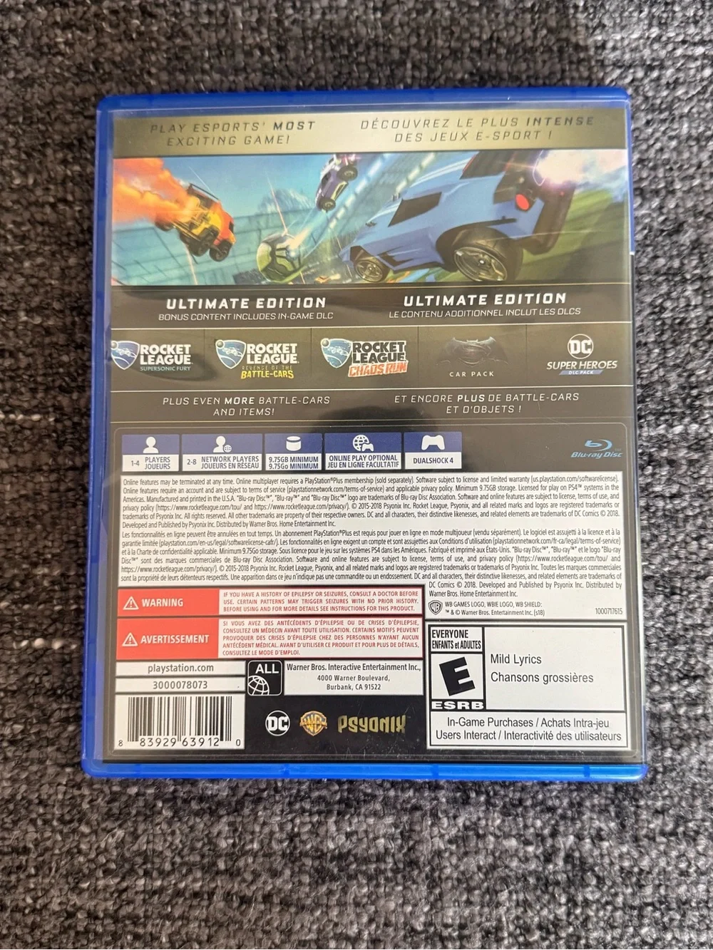 Rocket League Ultimate Edition Sony PS4 Game Playstation 4 - Picture 2 of 3
